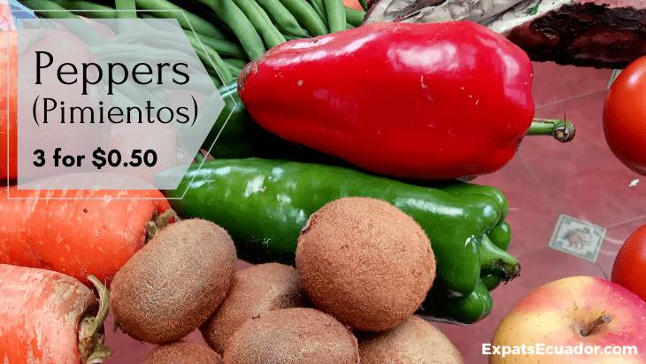 Peppers (Pimientos) Cuenca Cost
