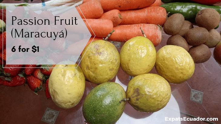 Passion Fruit Cuenca Market