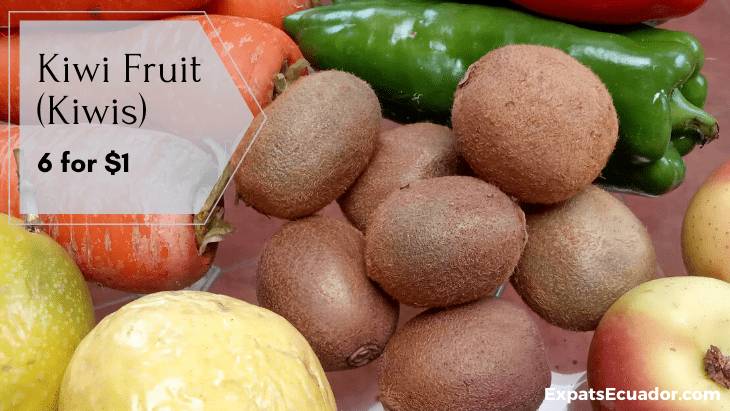 Kiwi Fruit (Kiwis) Cuenca Mercado