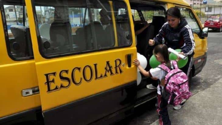 Riding the school bus in Ecuador