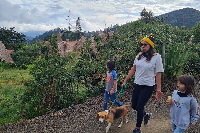 Family walk in Cuenca