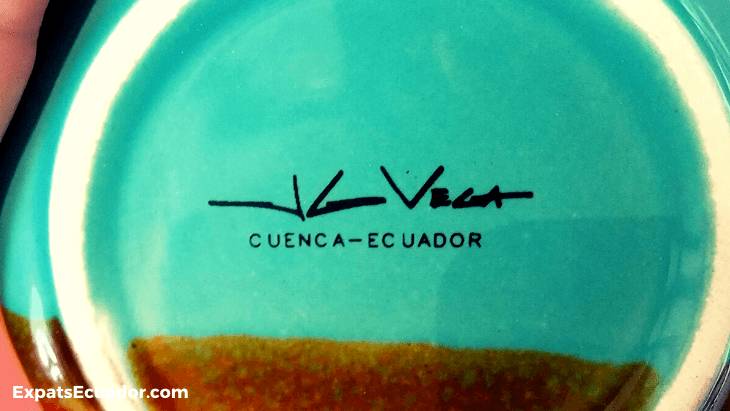 Juan Guillermo Vega Ceramics Signature
