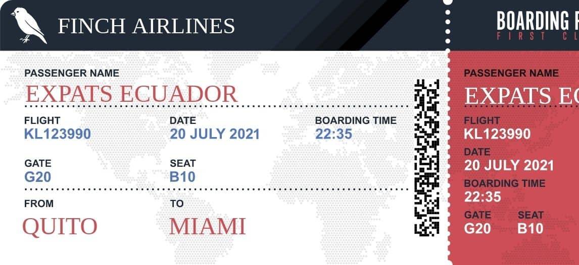 Do I need a return ticket to enter Ecuador?