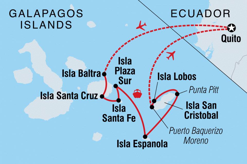 5-Day Itinerary A route map
