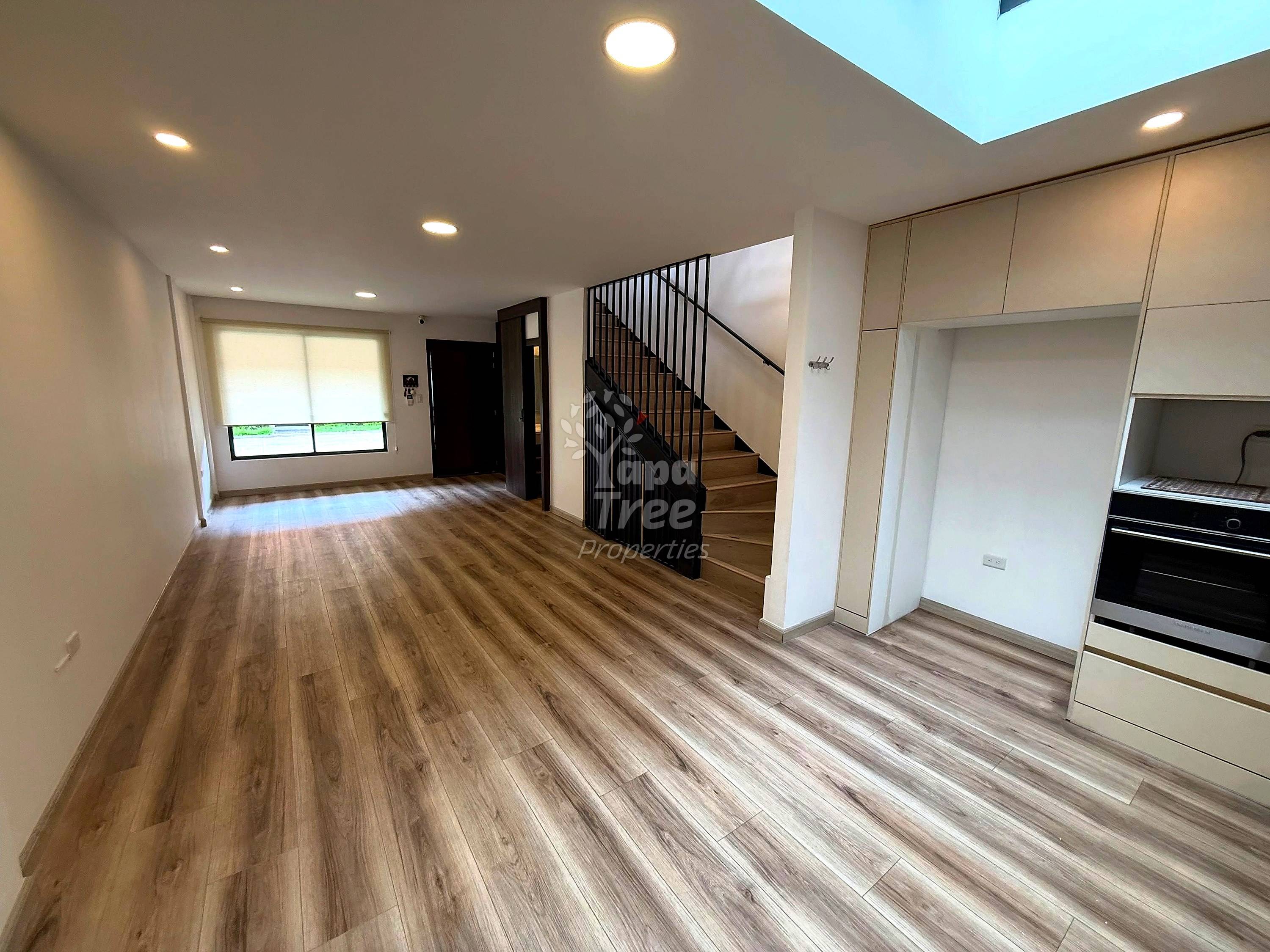 Modern 3-Bedroom House with Skylights in a Gated Community