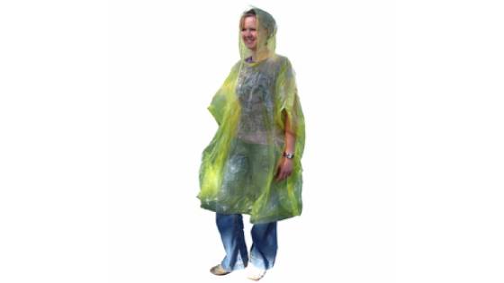 Emergency Rain Poncho Gadget for Traveling