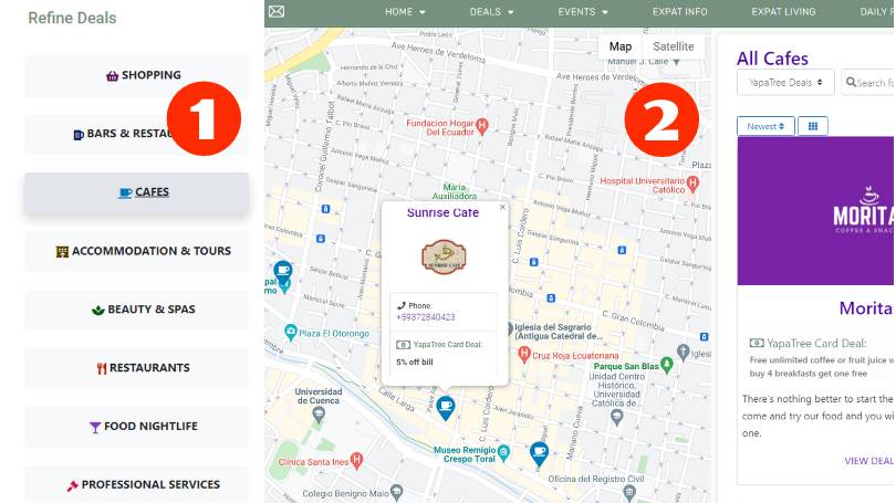 YapaTree New Website Features Refine Deals