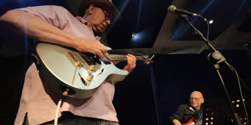 American Guitarist J.W. Marshall is the leader of Cuenca Soul Band