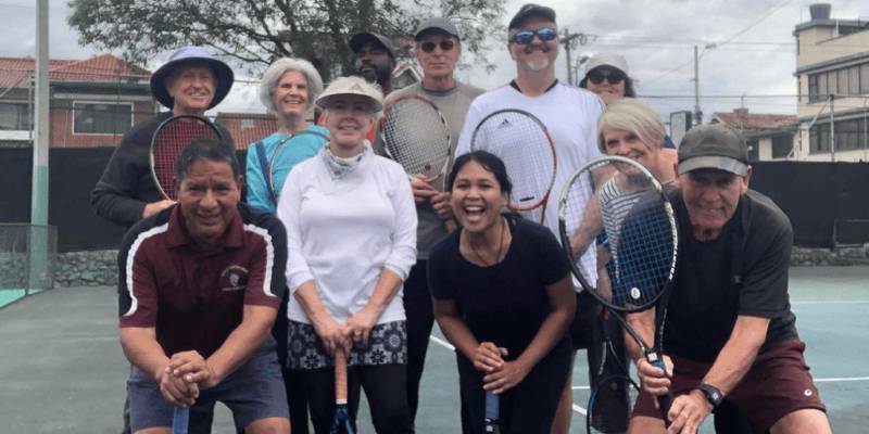 Making Friends Through Tennis
