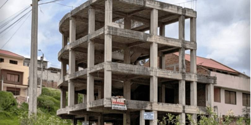 Unfinished buildings